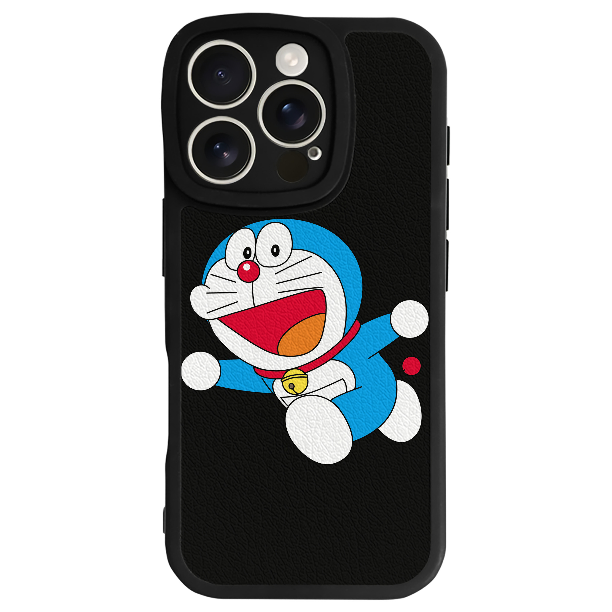 （画像用） ドラえもん Doraemon 【iPhone 16シリーズ対応】シリコンスマホケース（レザー調） 材質：シリコン